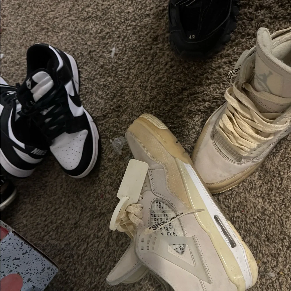 Off-White x Wmns Air Jordan 4 Retro SP ‘Sail’ - Picture 4 of 5